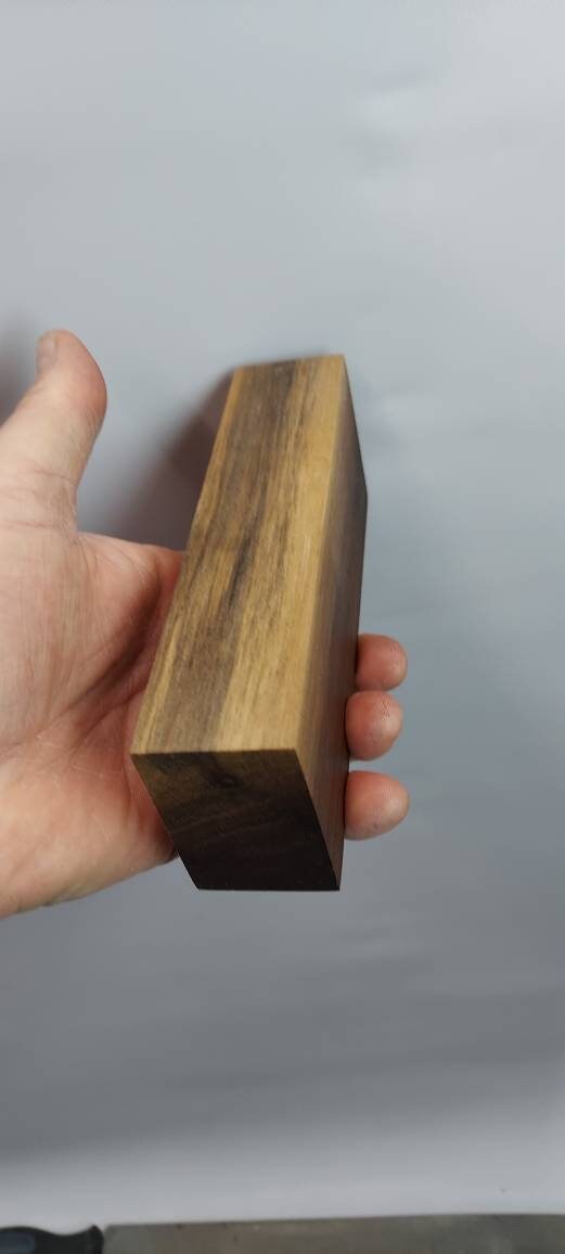 Beautiful stabilized walnut knife block.