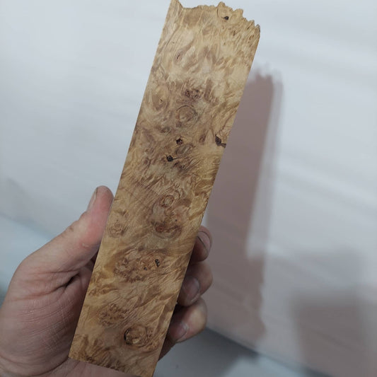 Premium stabilized maple burl block. Stab wood