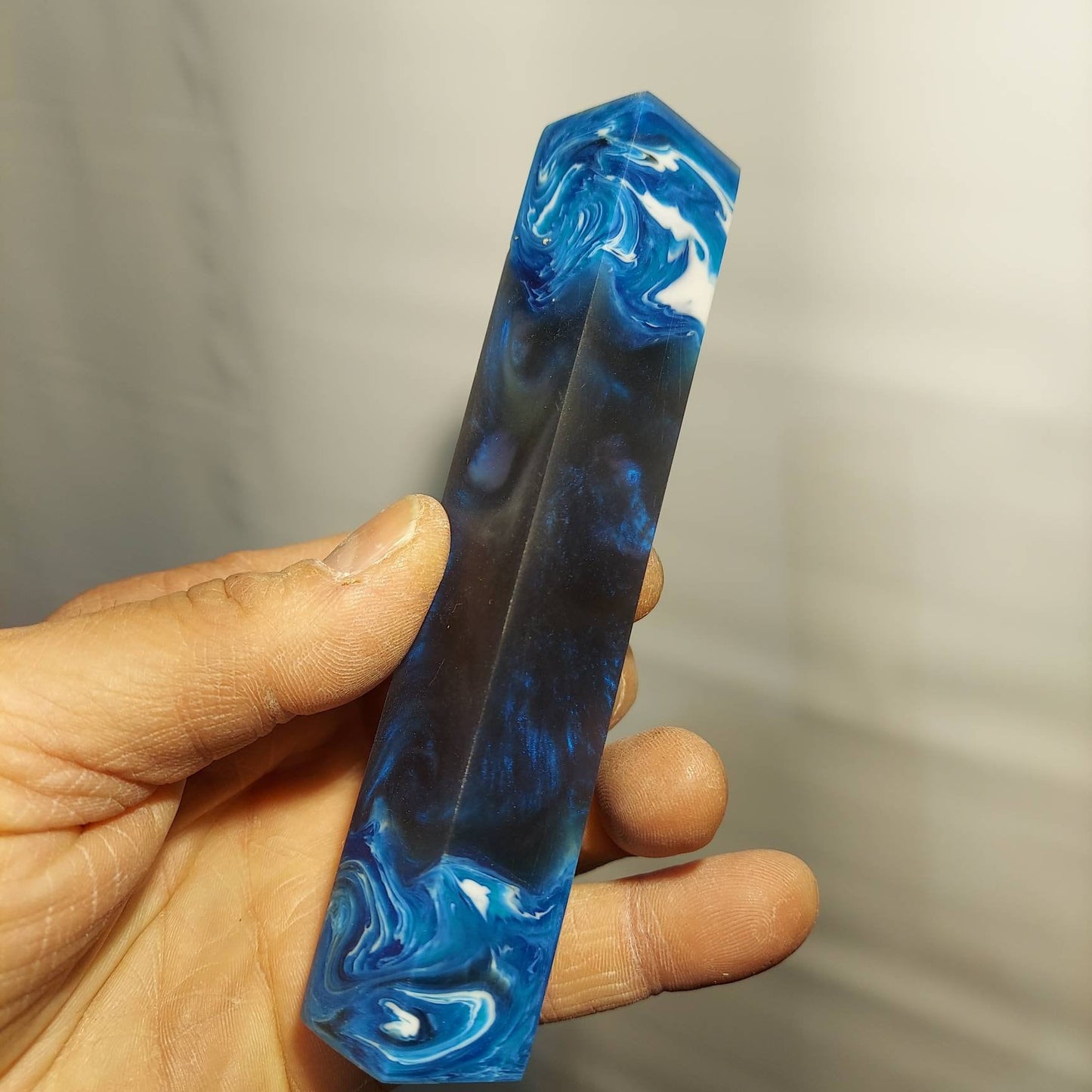 Premium Faux burl alumilite resin hybrid pen blanks.