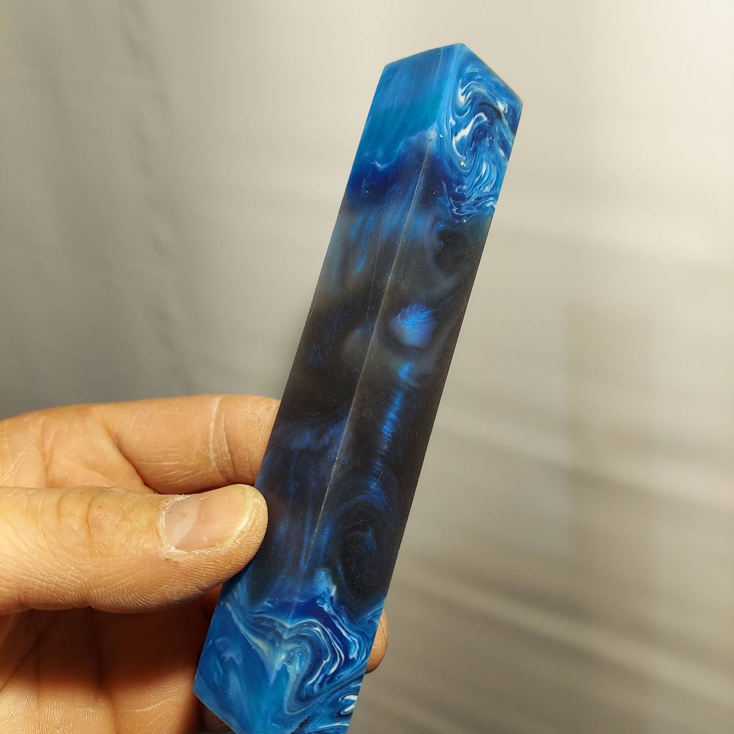 Premium Faux burl alumilite resin hybrid pen blanks.