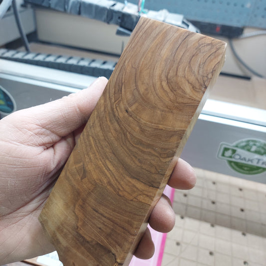 Stabilized Olive wood knife block